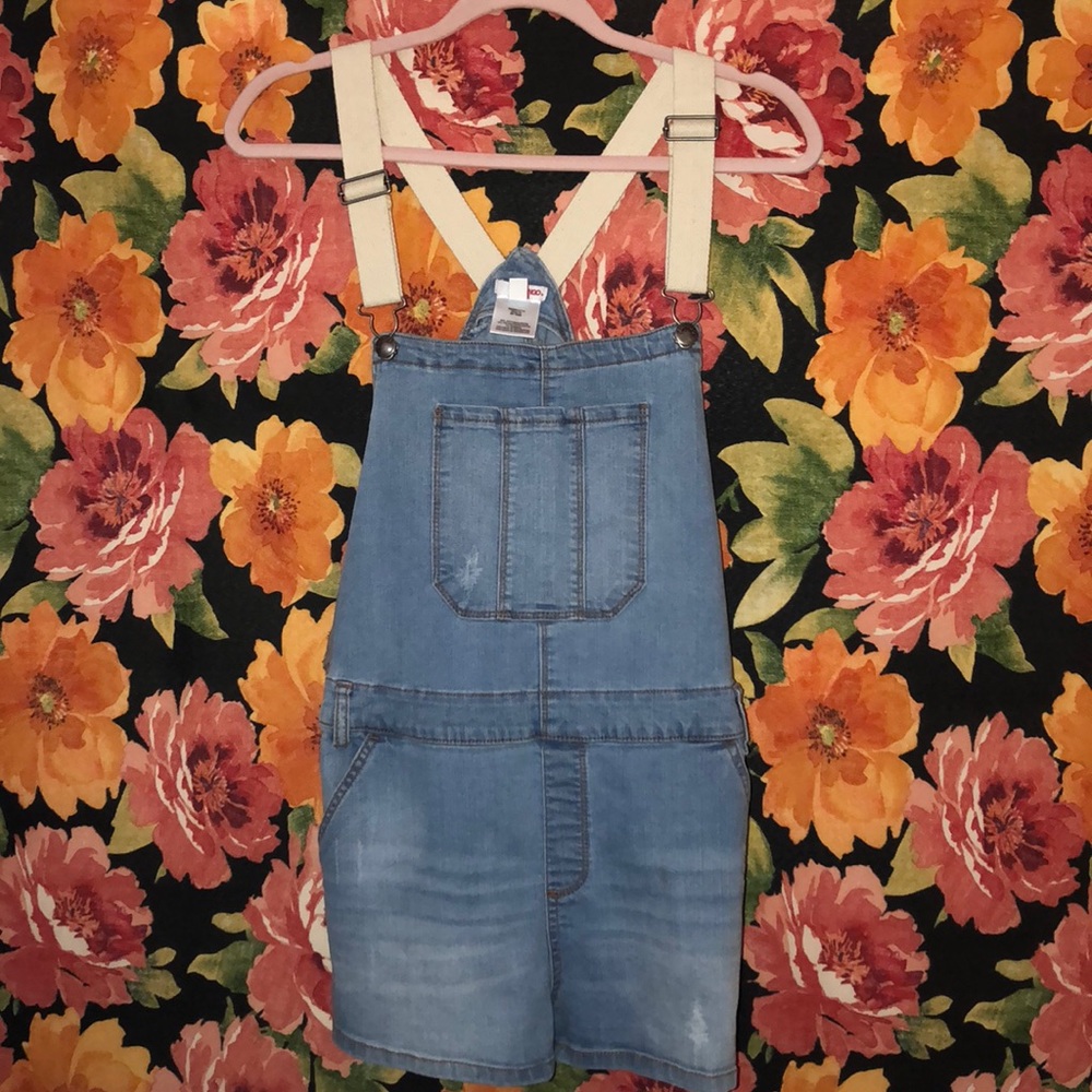 soft denim overalls